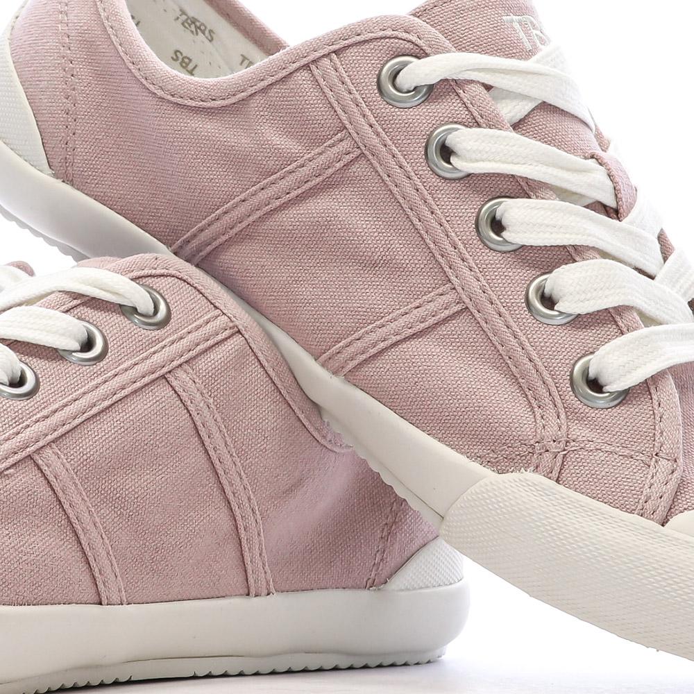 Zapatos de lona rosa pálido para mujer TBS OPIACE ver 7
