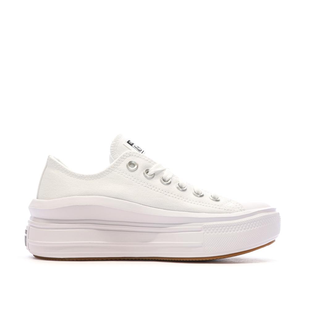 Baskets Blanches Femme Converse Ct All Star Move vue 2