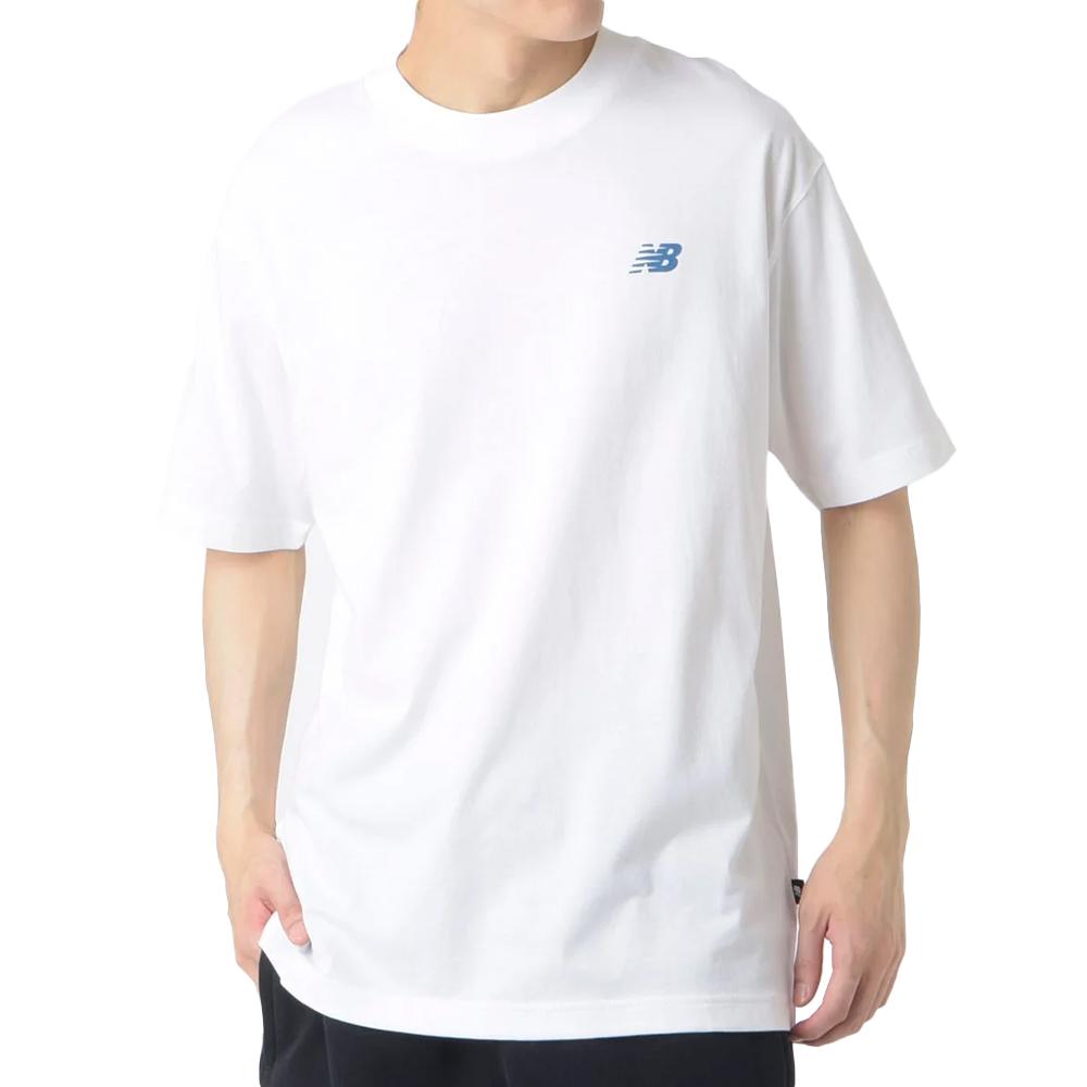 T-shirt Blanc Homme New Balance MT41590 pas cher