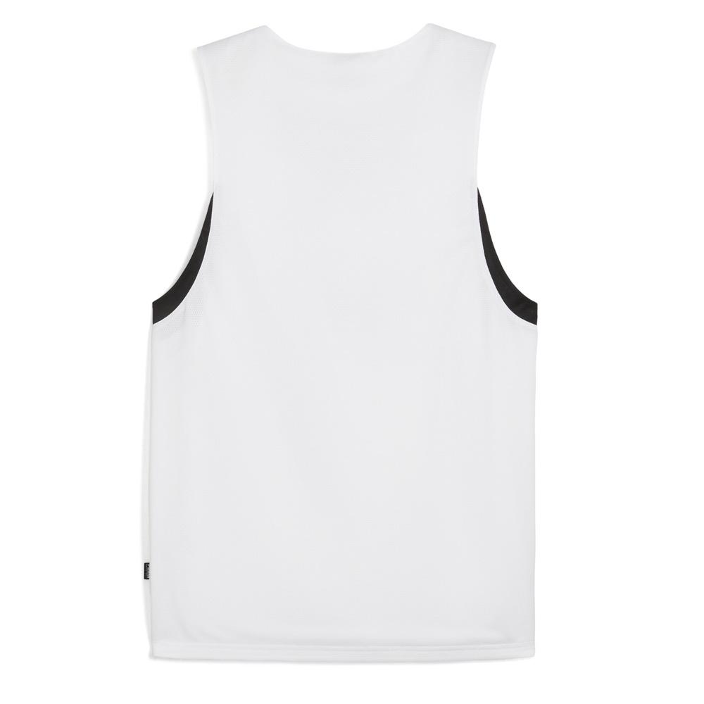 Débardeur de Basketball Blanc/Noir Homme Puma Jaws Core Tank vue 2