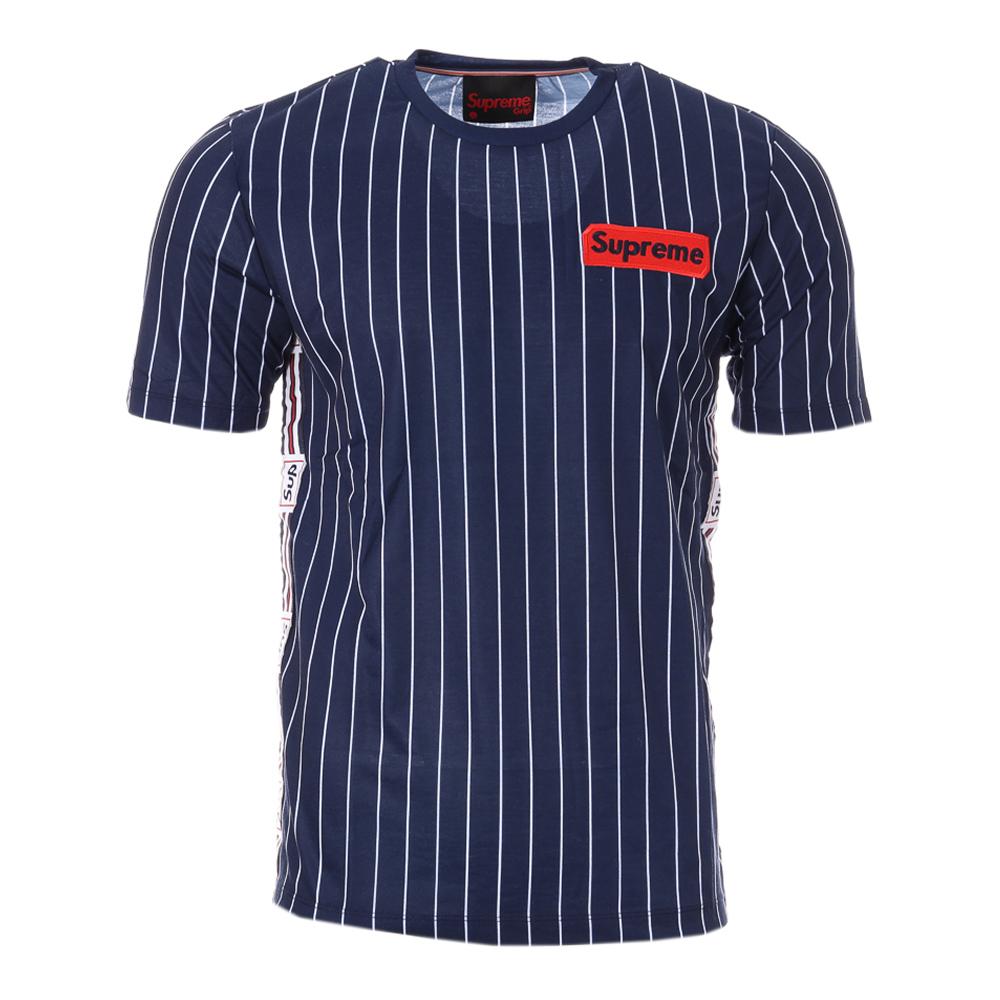 T-shirt Bleu Homme Supreme Grip Sbarr pas cher