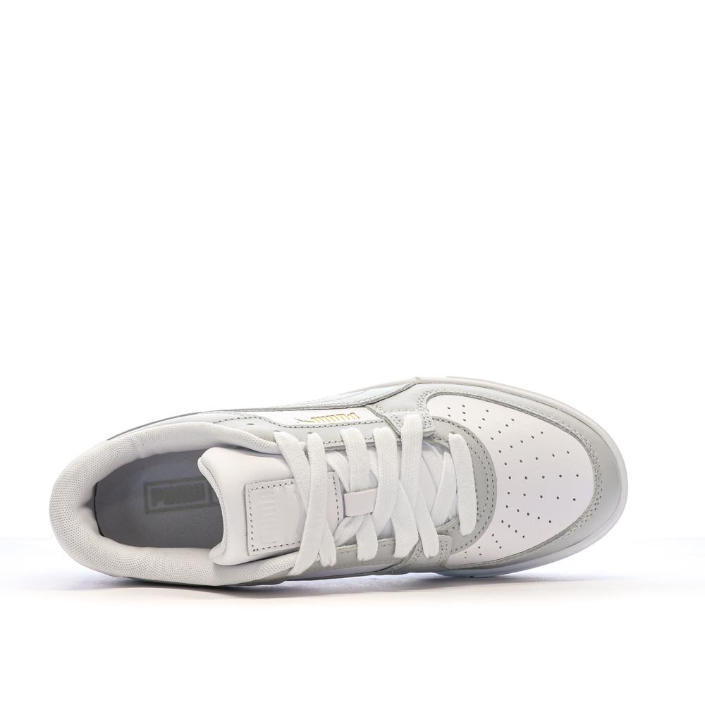 Baskets Blanches/Gris Homme Puma Pro Classic vue 4