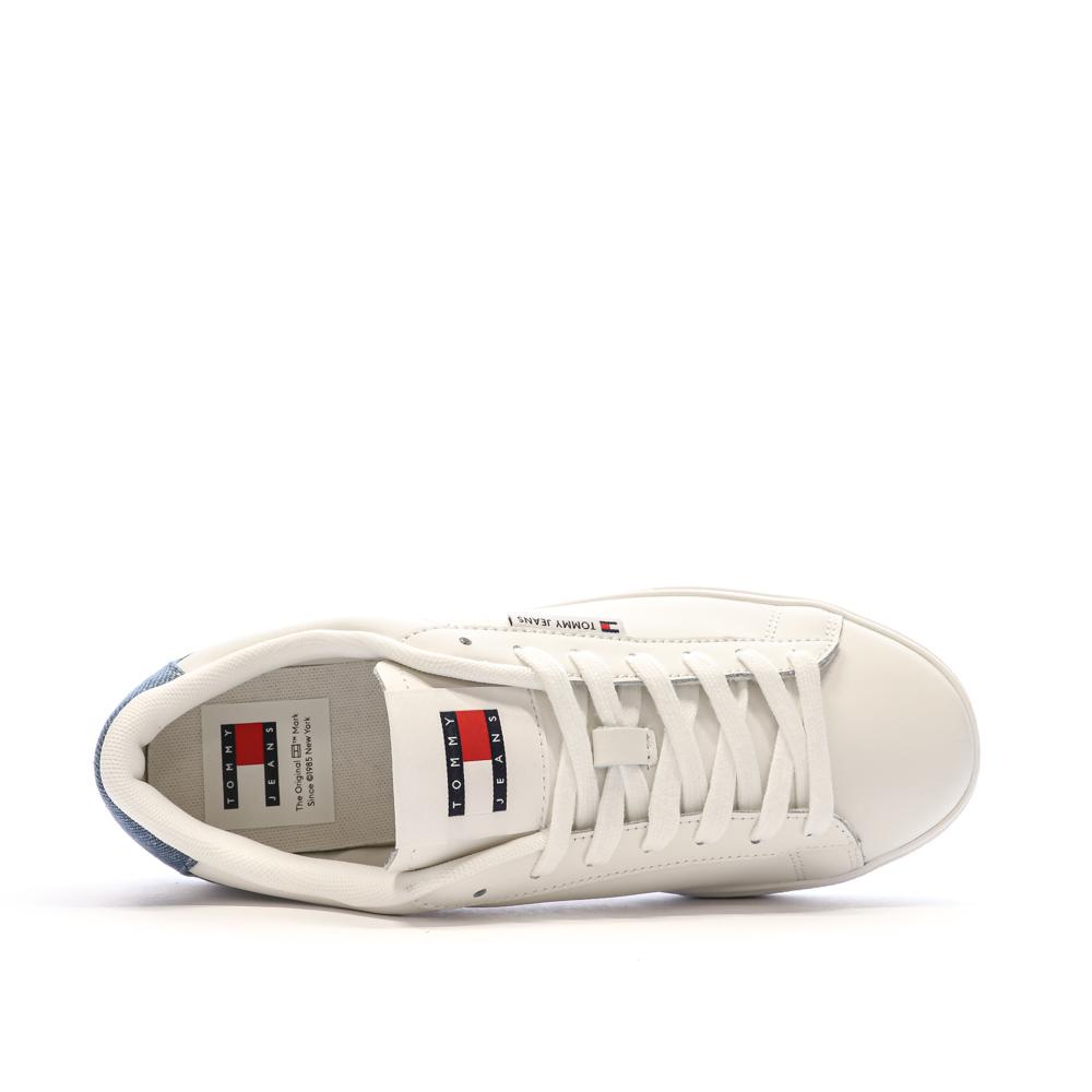 Baskets Blanches Homme Tommy Hilfiger Cupsole vue 4