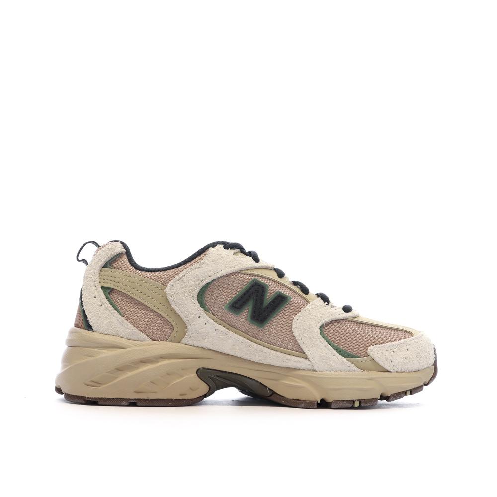 New Balance 530 Baskets Beige/Marron/Vert Mixte MR530SND vue 2