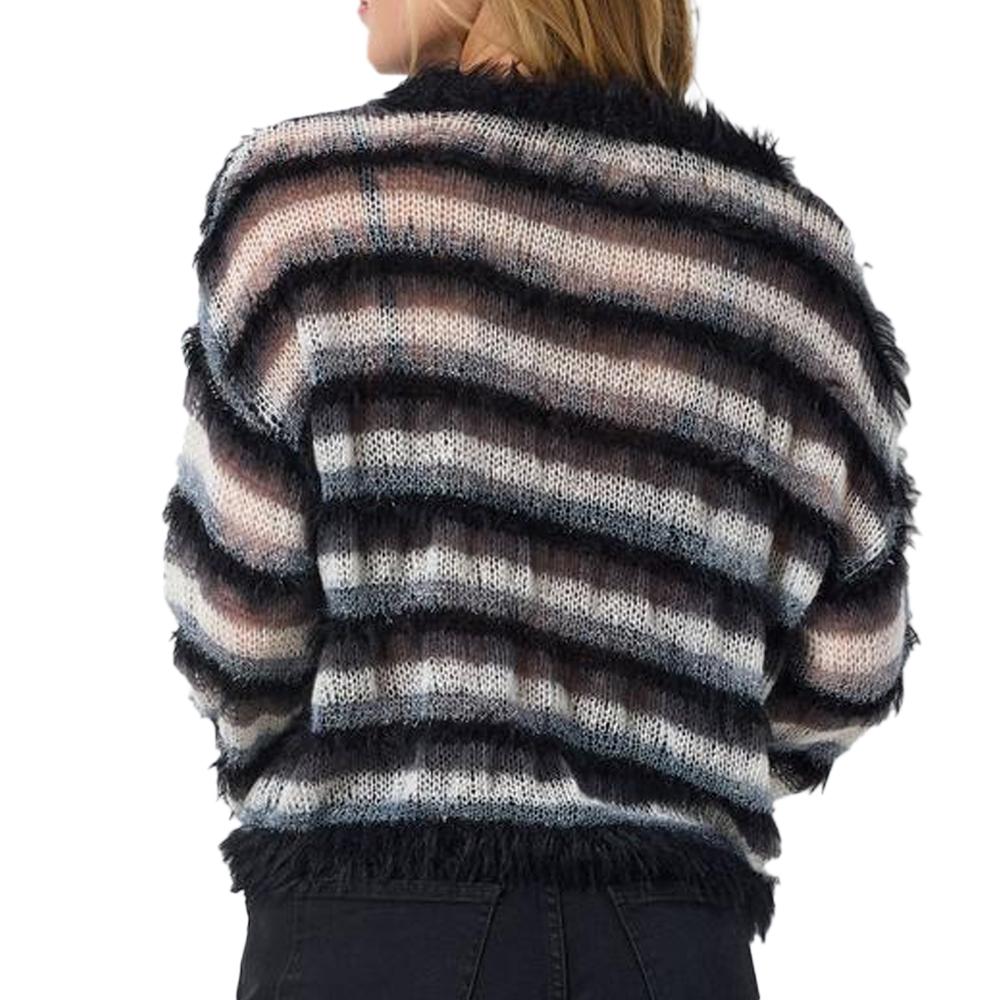 Pull en Maille Noir Femme Noisy May Morgan vue 2