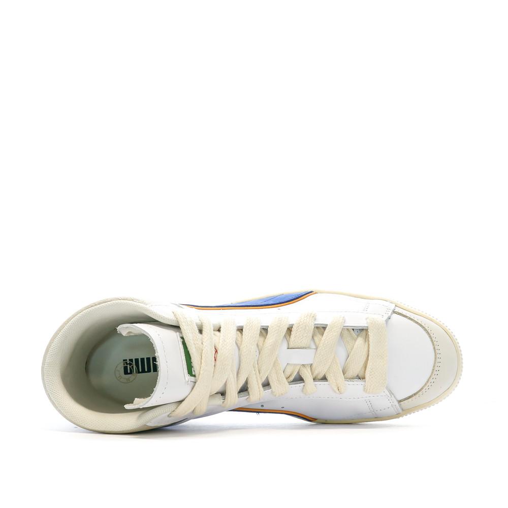 Baskets Blanches Homme Puma Clyde Mid vue 4