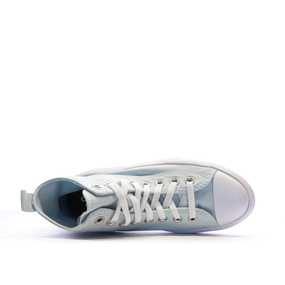Baskets Bleu Ciel Femme Converse Chuck Taylor All Star Move vue 4