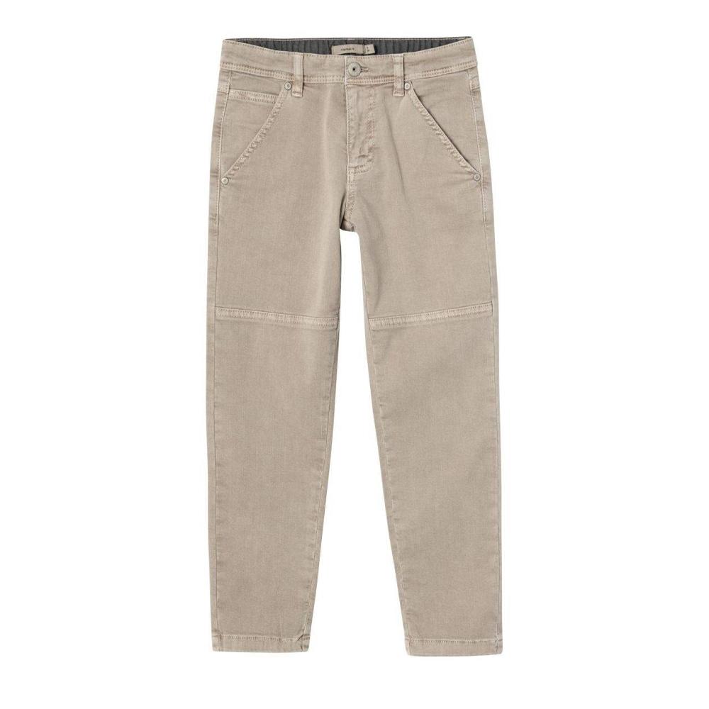 Jean Slim Beige Garçon Name it Tapered pas cher