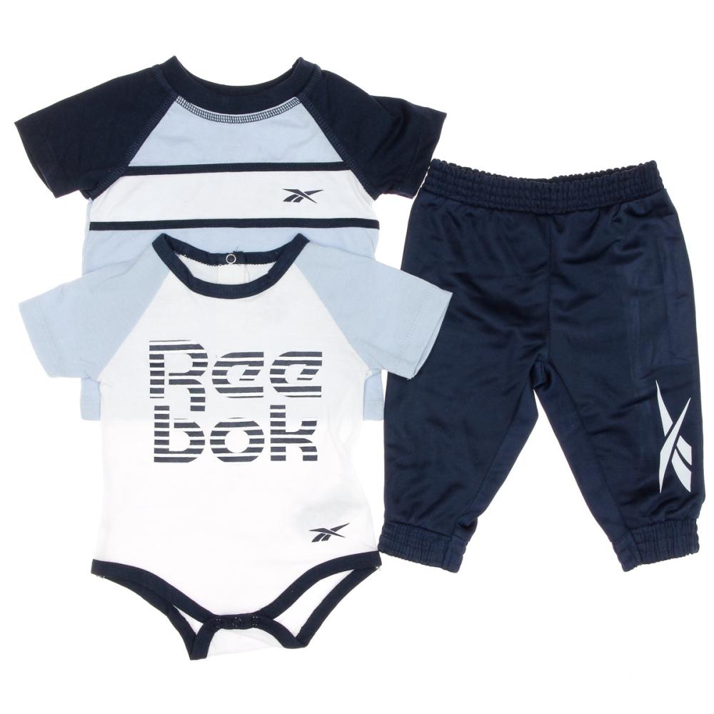 Ensemble Bleu/Blanc Bébé Reebok B02952 pas cher