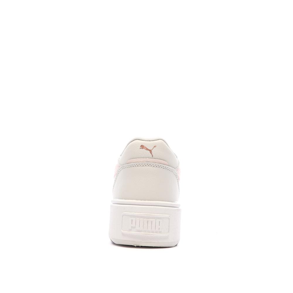 Baskets Blanc/Rose Femme Puma Karmen Rebelle vue 3
