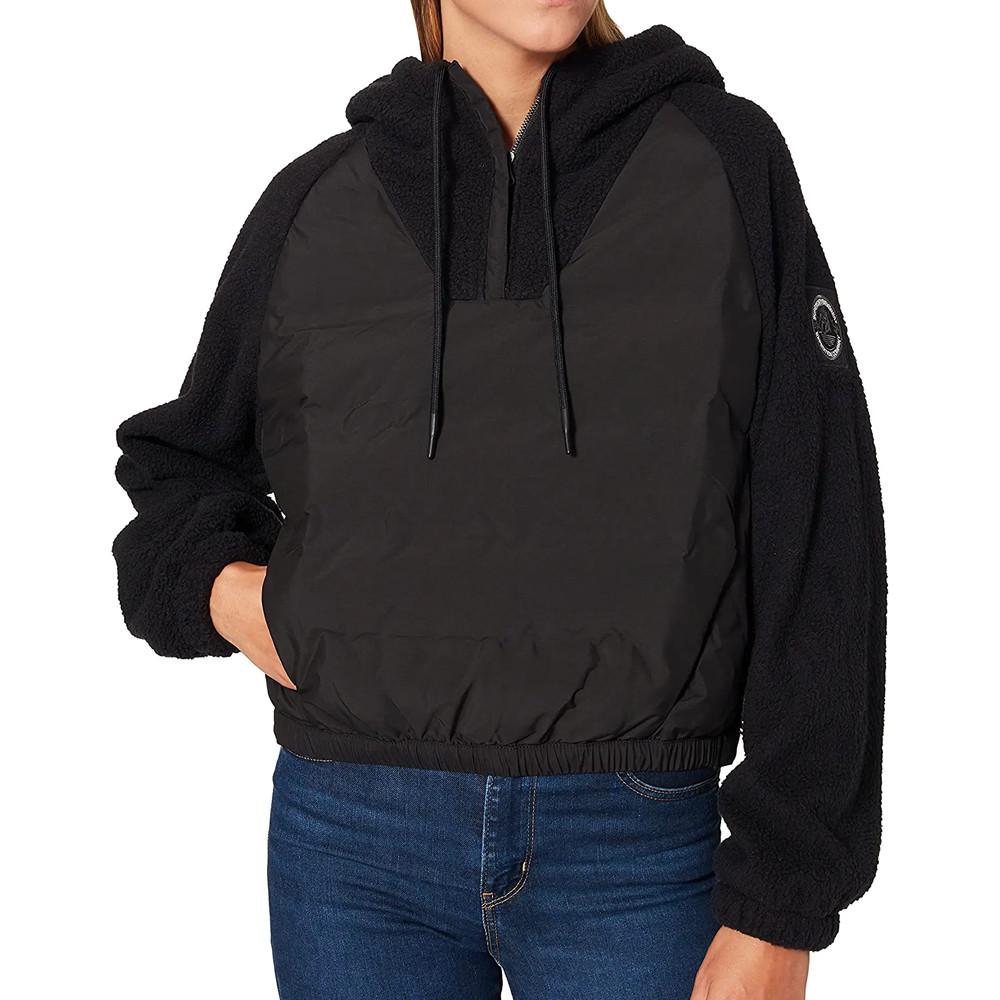 Sweat à capuche Noir Femme Superdry Expedition Storm pas cher