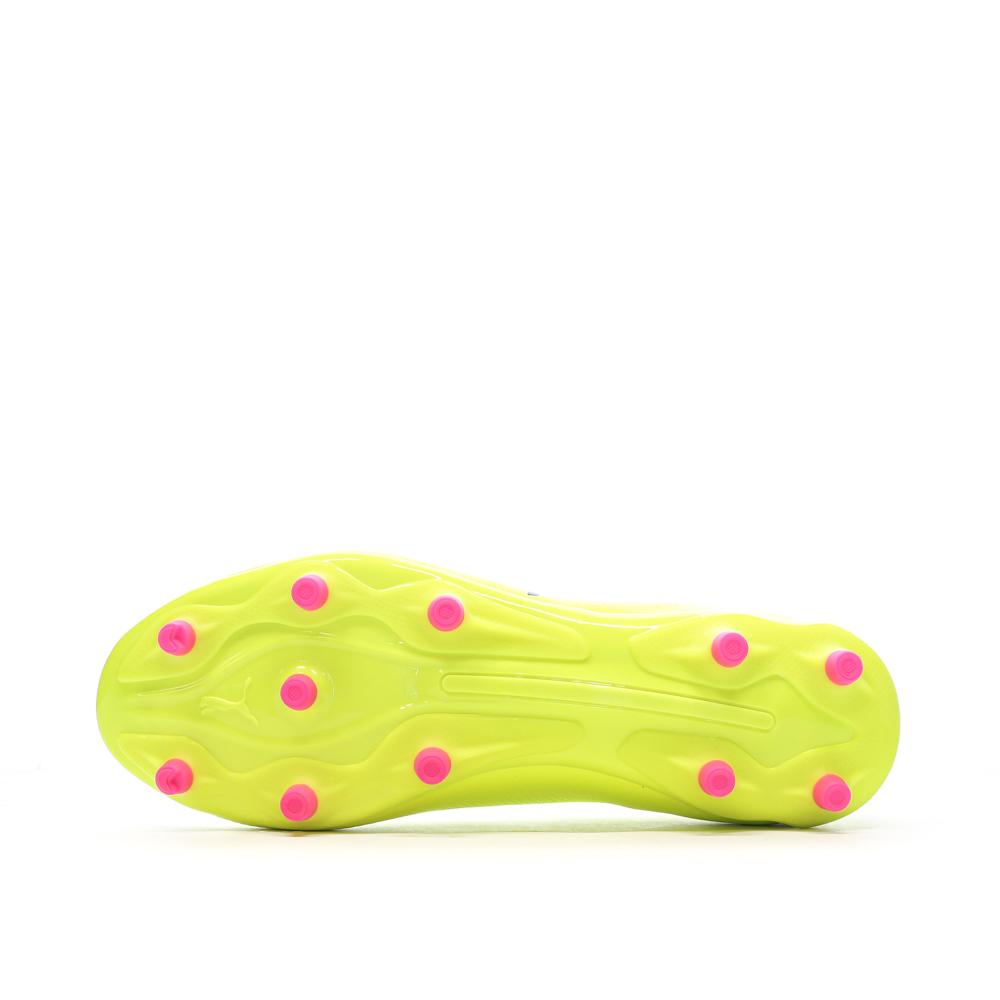 Chaussures de Foot Jaunes Homme Puma King Pro FG/AG vue 5