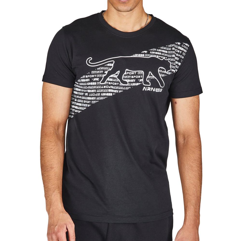 T-shirt Noir Homme Airness Byron pas cher