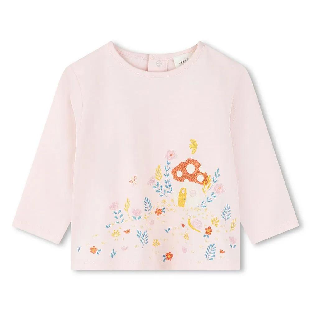 T-shirt Rose Bébé Fille Carrément Beau Y30218 pas cher