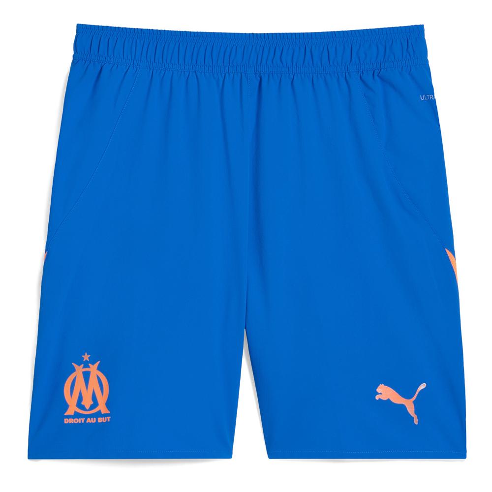OM Short Bleu Homme Puma pas cher