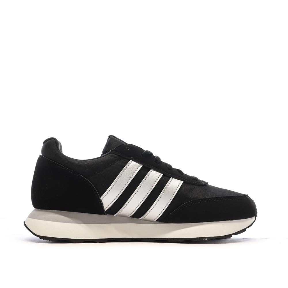 Baskets Noires Femme Adidas Run vue 2