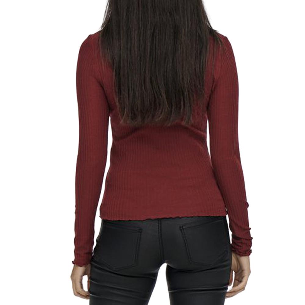Top Bordeaux Femme Only Emma vue 2
