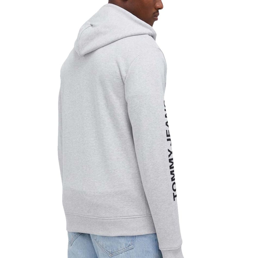 Sweat Zippé Gris Homme Tommy Hilfiger Entry Zip vue 2