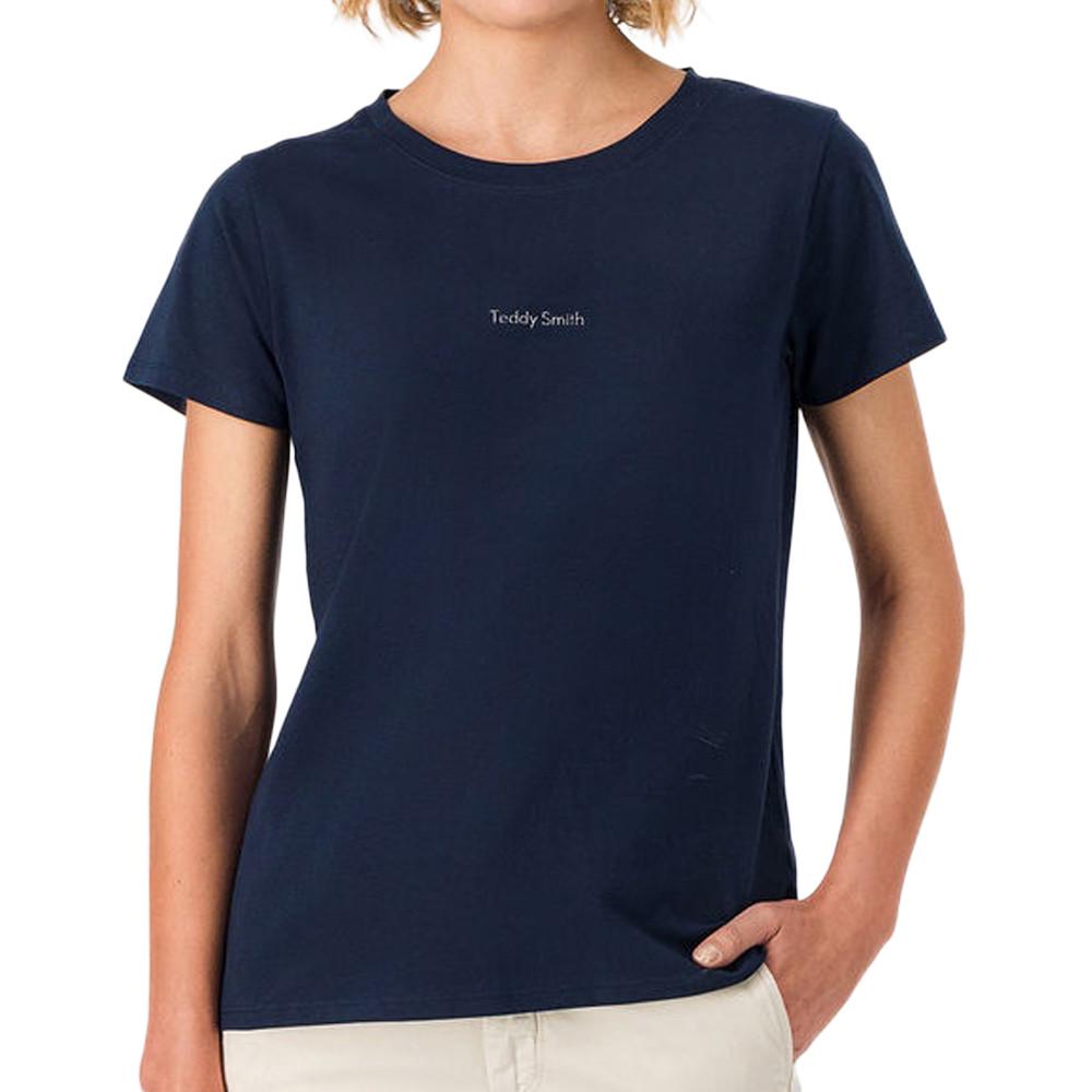 T-shirt Marine Femme Teddy Smith Ribelle pas cher