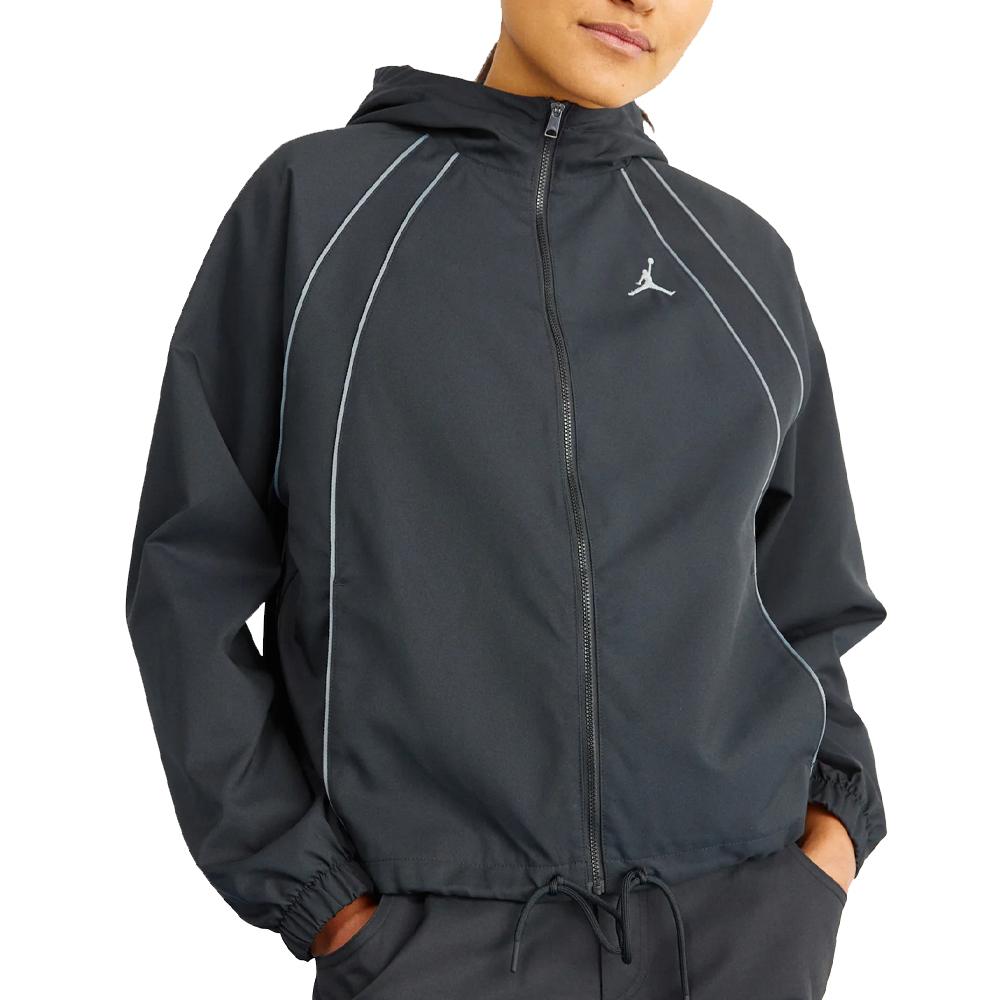 Veste Coupe Vent Noir Femme Nike Core pas cher