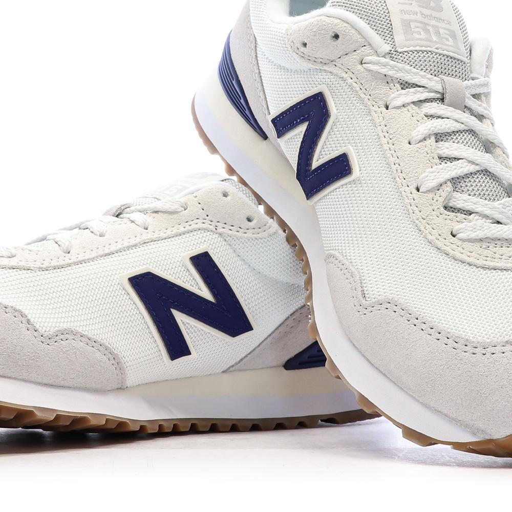 Baskets Blanches/Marine Homme New Balance 515 vue 7
