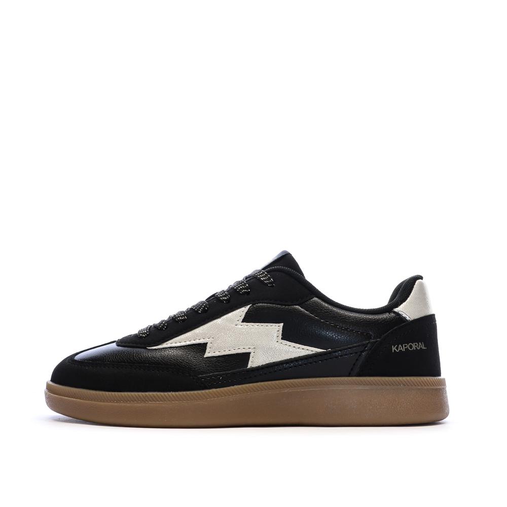 Baskets Noir Femme Kaporal Seven pas cher