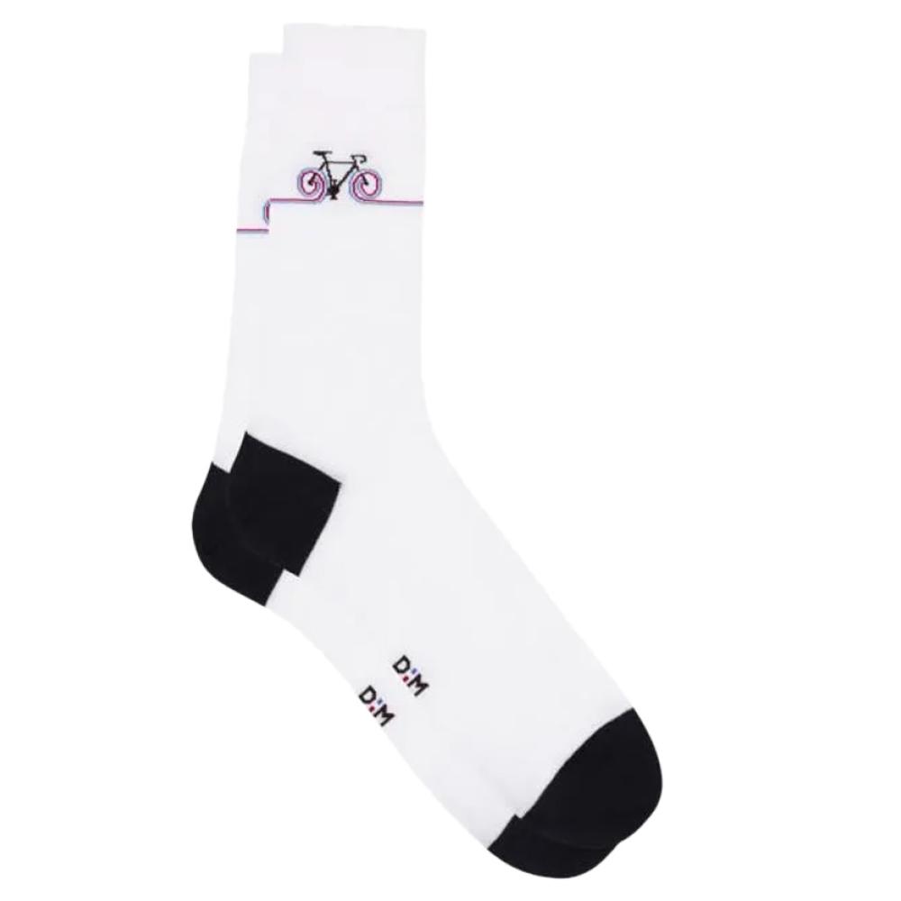 Chaussettes Blanc Homme Dim D0CTU pas cher