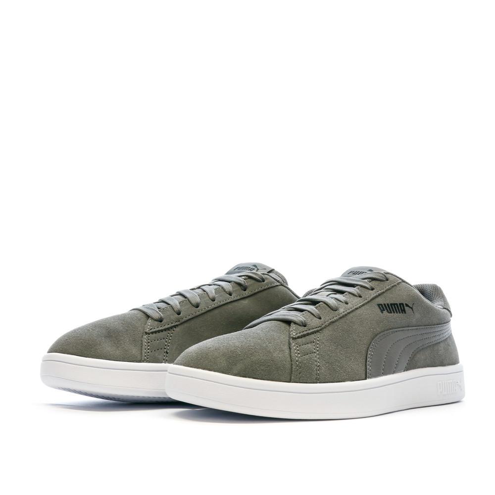 Baskets Grises Homme Puma Smash v2 vue 6
