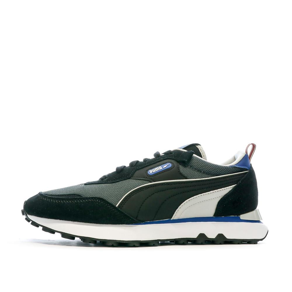 Baskets Noir/Gris Homme Puma Rider League pas cher