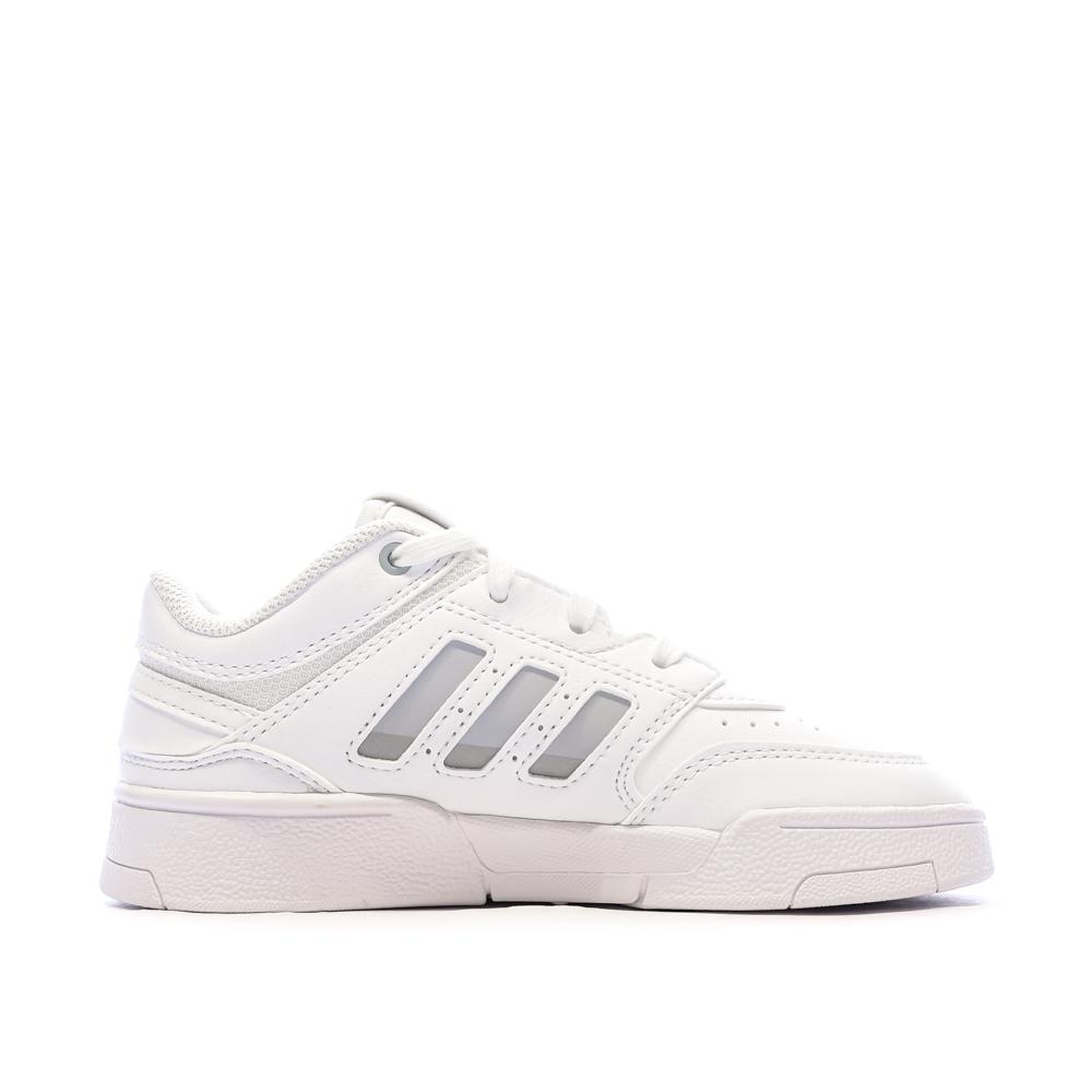 Baskets Blanches Junior Adidas Drop Step Low vue 2