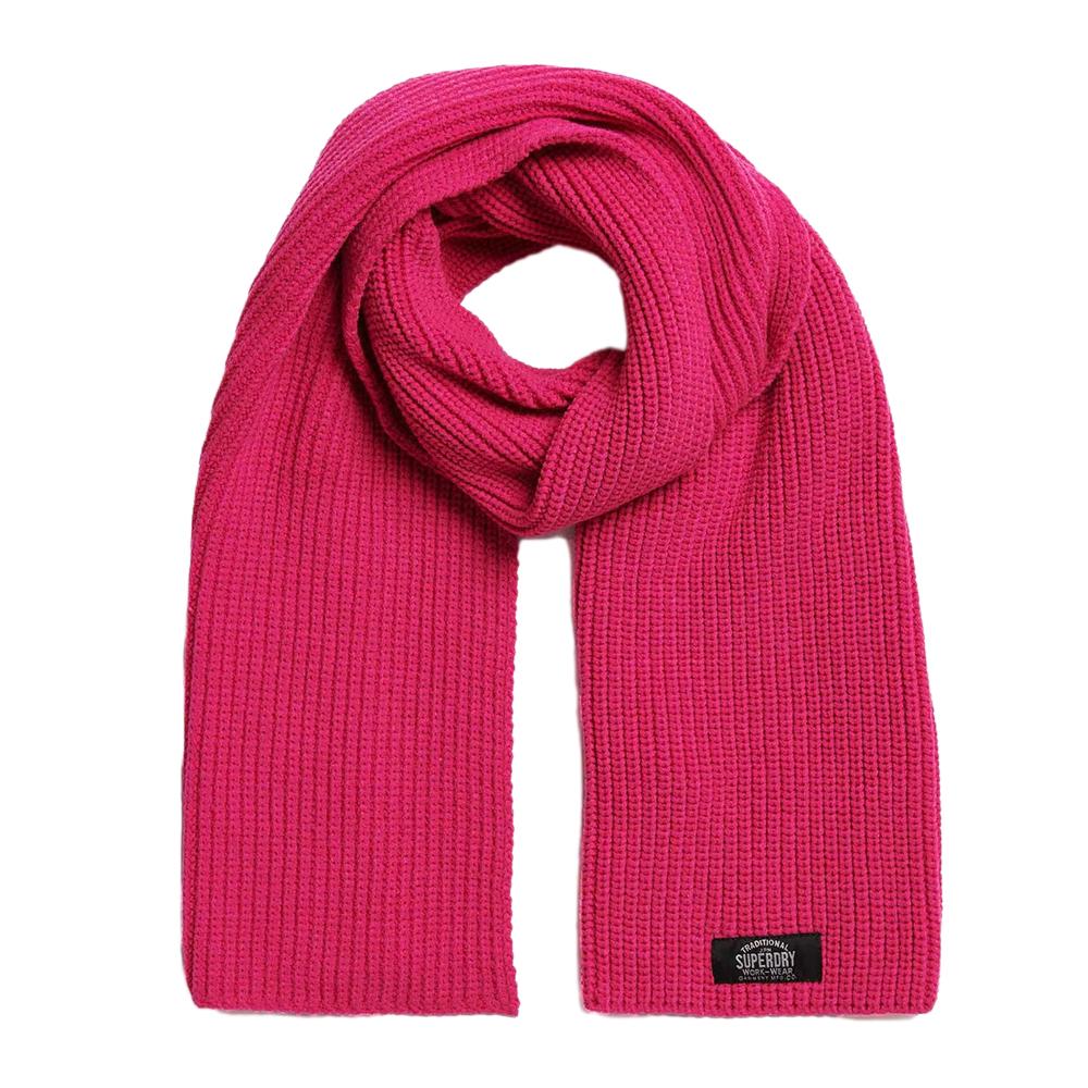 Écharpe Vert Femme Superdry Classic pas cher