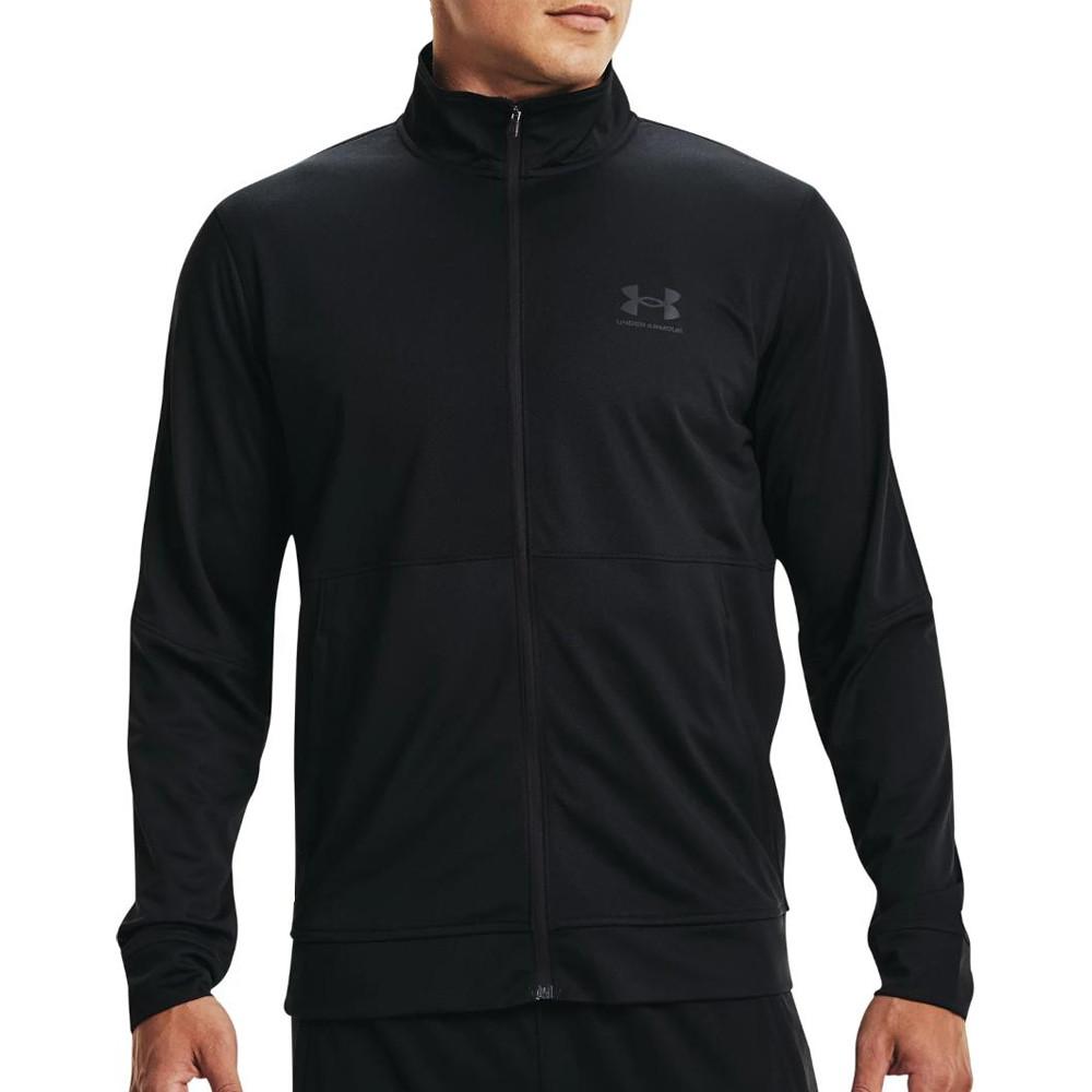 Veste de survêtement Noir Homme Under Armour Pique Track pas cher