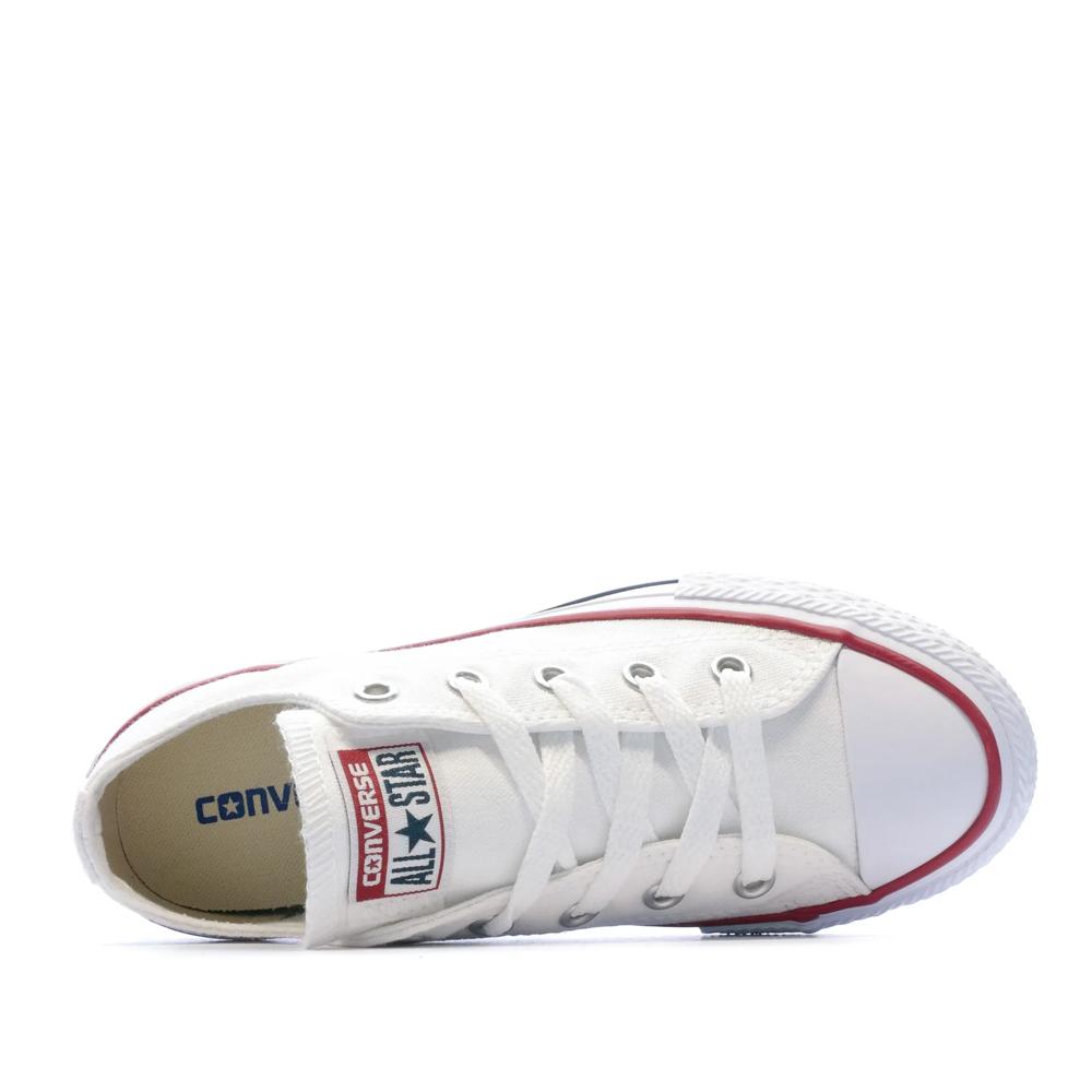 All Star Basket Blanches Enfant Converse 3J256C vue 5