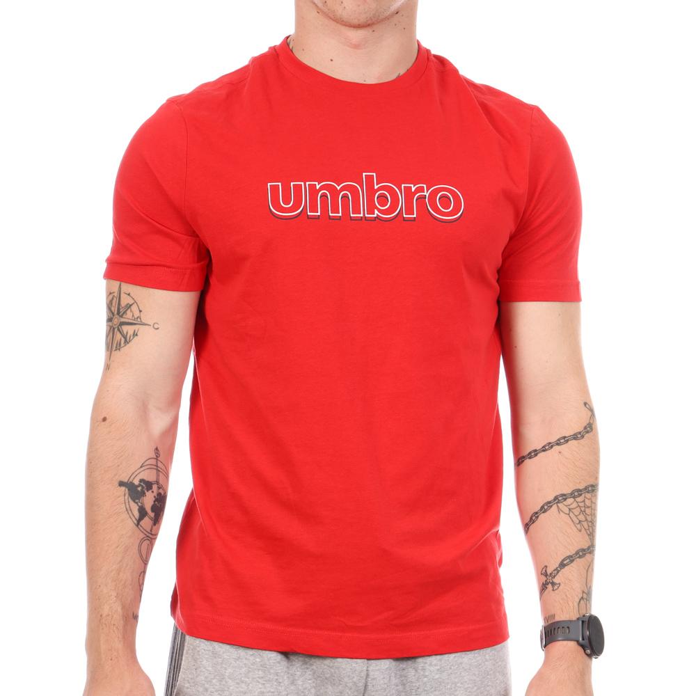 T-shirt Rouge Homme Umbro Outl Net pas cher