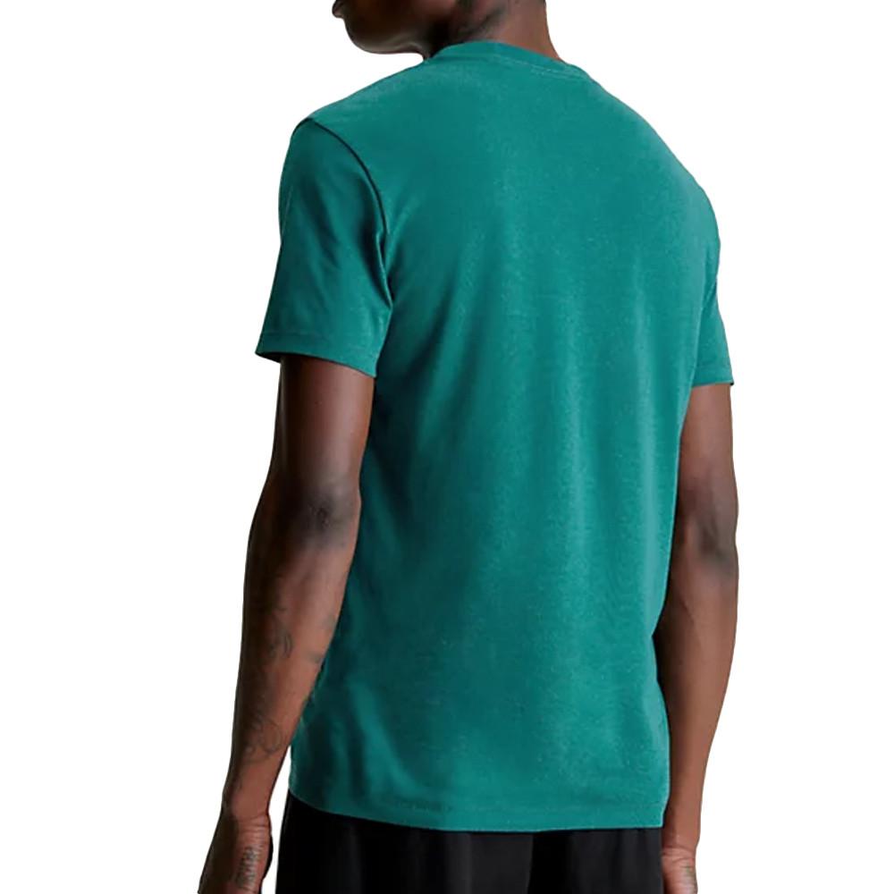 T-shirt Vert Homme Calvin Klein Jeans Two Tone vue 2