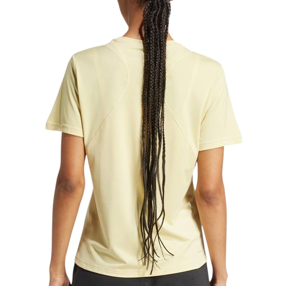 T-Shirt Jaune Femme Adidas Wtr D4t vue 2