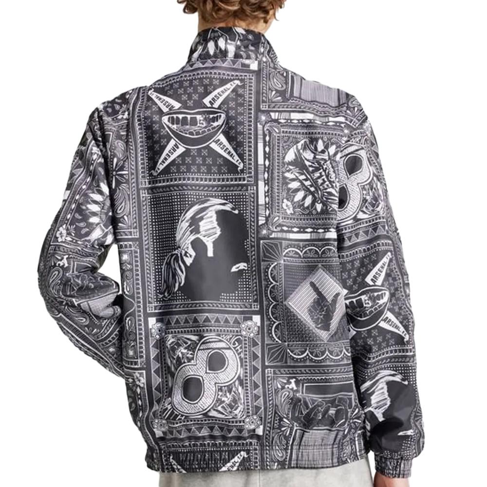 Arsenal Veste Réversible Noire Homme Adidas Ian Wright vue 4
