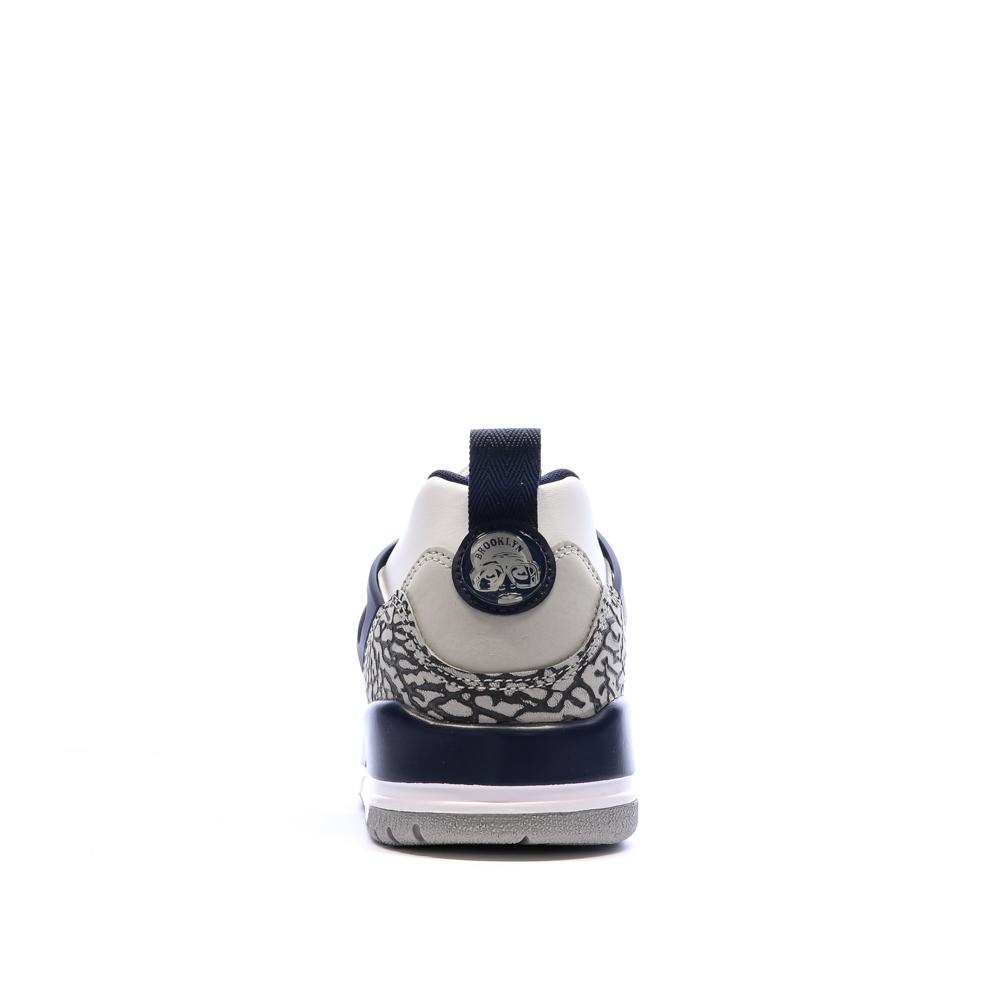 Baskets Blanc/Marine Homme Nike Jordan Spizike Low vue 3