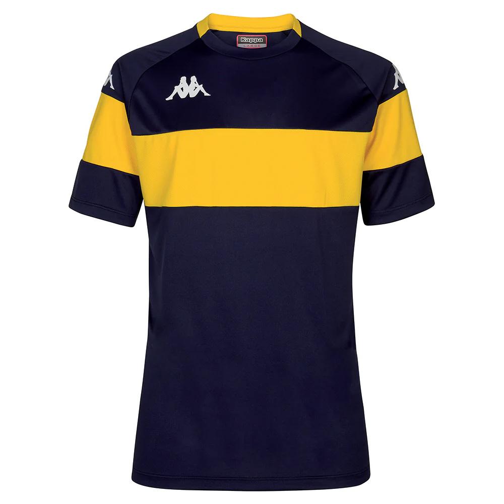 T-Shirt de Sport Marine/Jaune Homme Kappa Dareto pas cher
