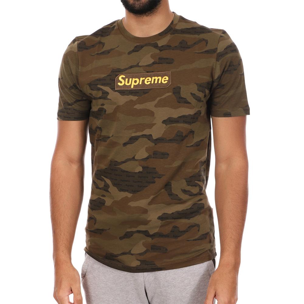 T-shirt Kaki CAMOUFLAGE Homme Supreme DARELL pas cher