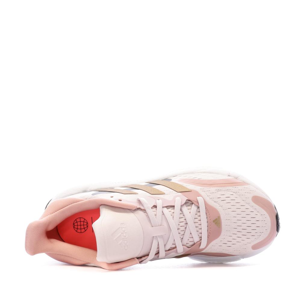 Chaussures de Running Rose Femme Adidas Solar Boost 4 vue 4