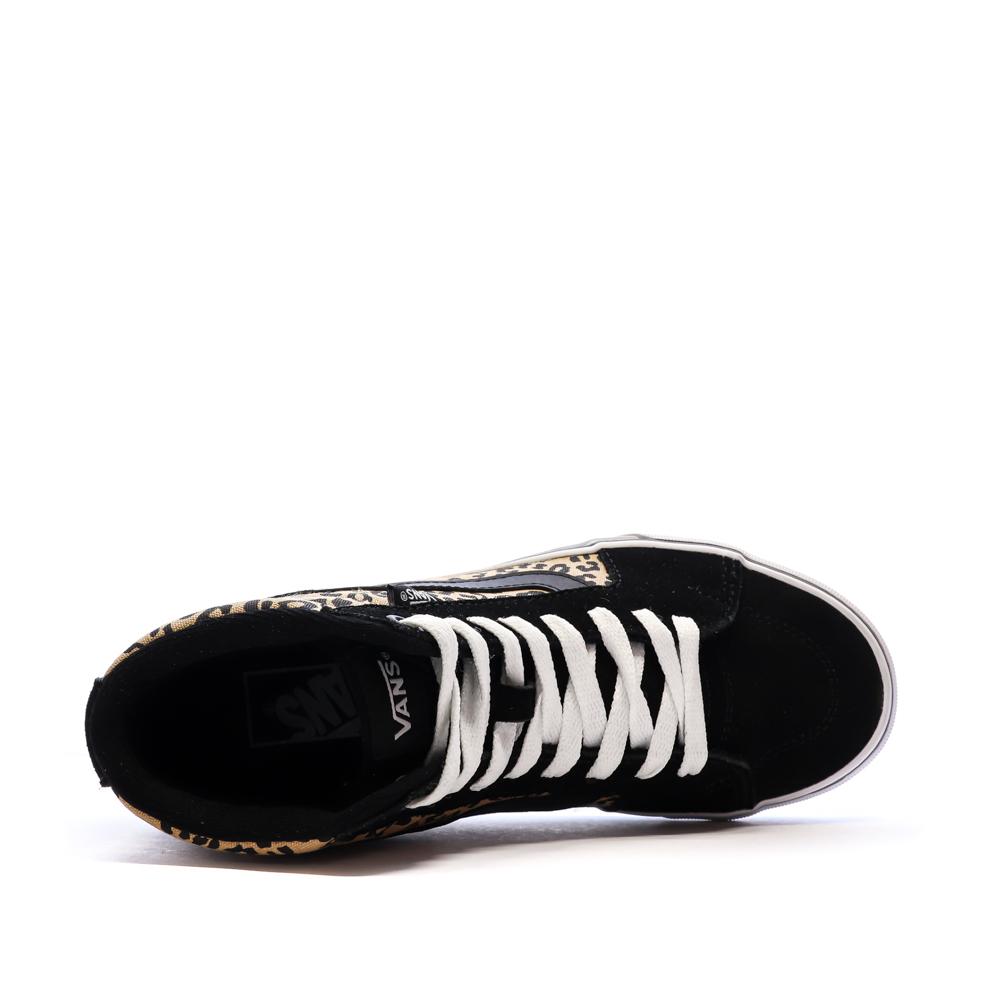 Baskets Noires Léopard Femme Vans Wm Filmore vue 4