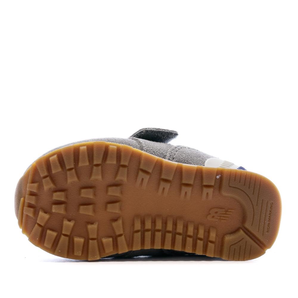 Baskets Grises Bébé Fille New Balance 574 vue 5