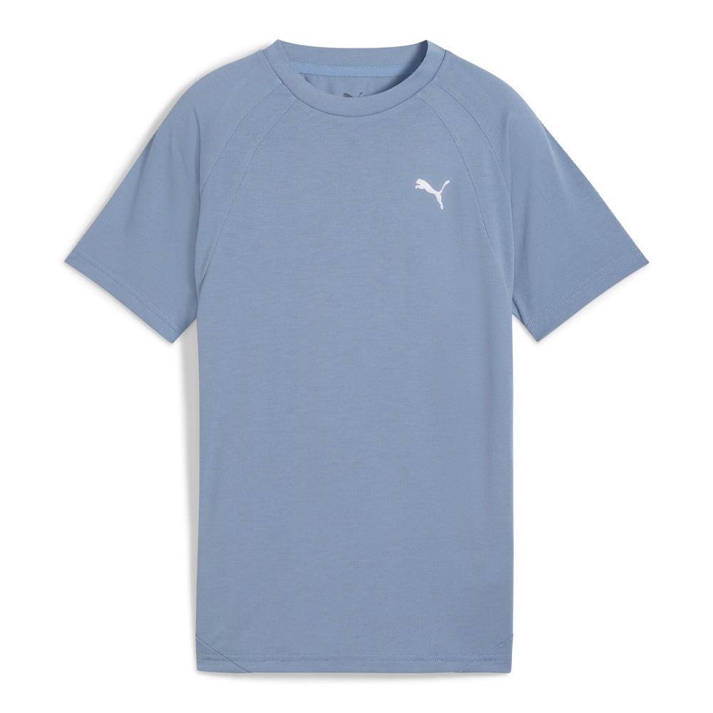 T-Shirt Bleu Garçon Puma Evostripe pas cher