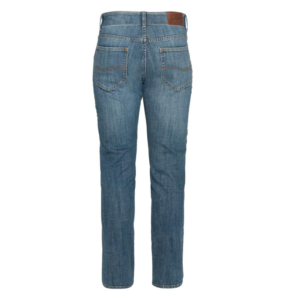 Jean Droit Bleu Homme Schott TRD196832 vue 2