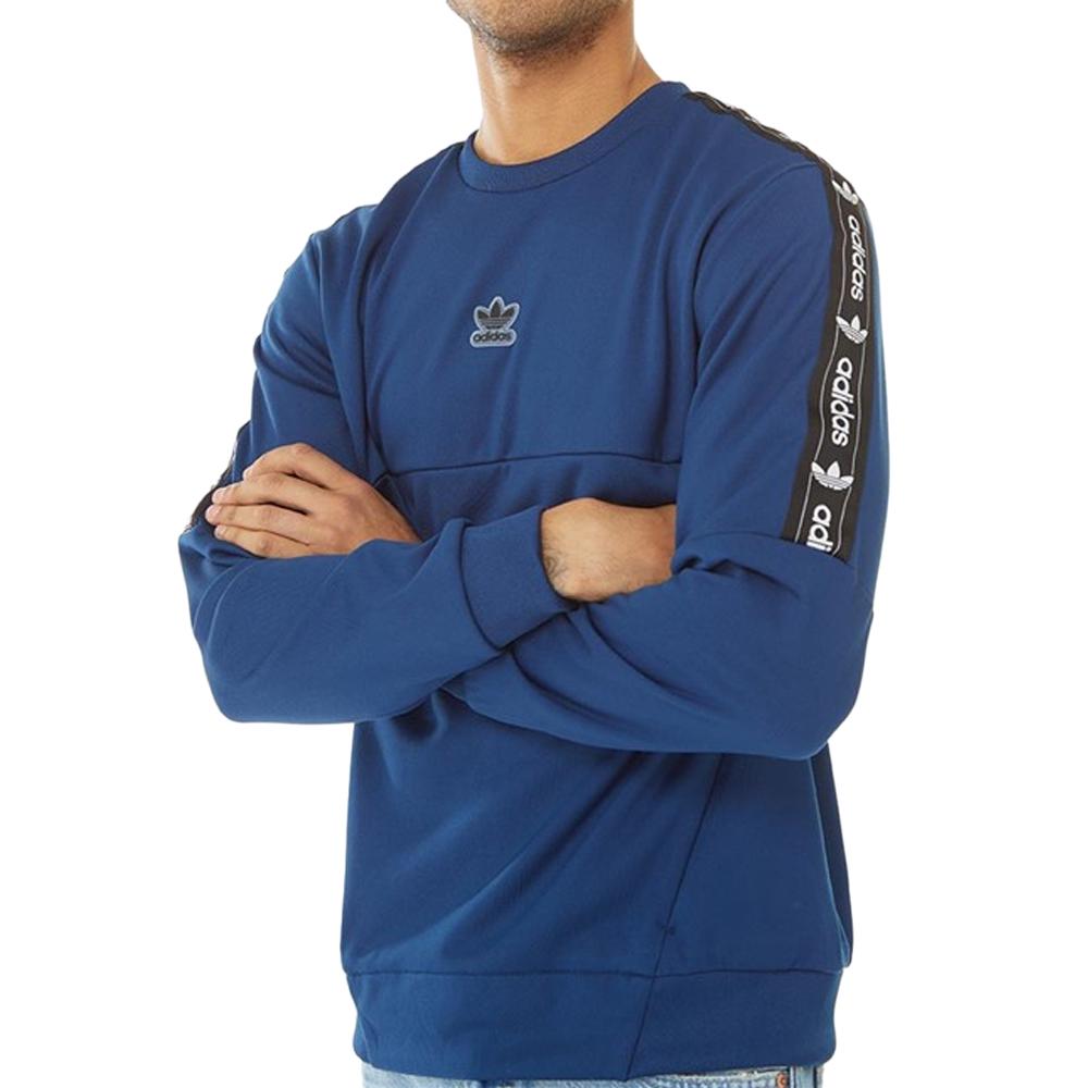 Sweat Bleu Homme Adidas Linpol pas cher