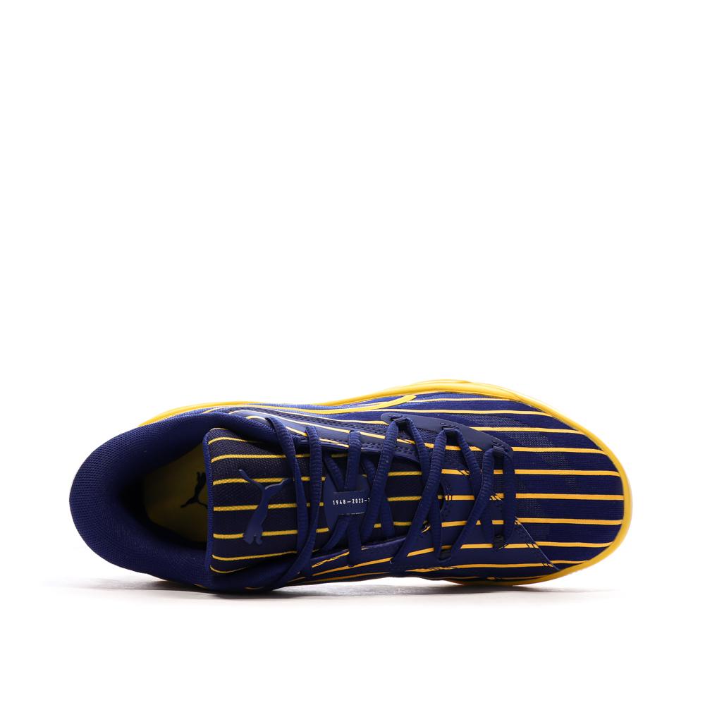 Chaussures de Basketball Marine/Jaune Homme Puma All-pro Nitro vue 4