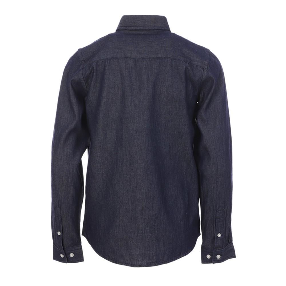 Chemise Bleu Brut Garçon Jack & Jones Plain vue 2