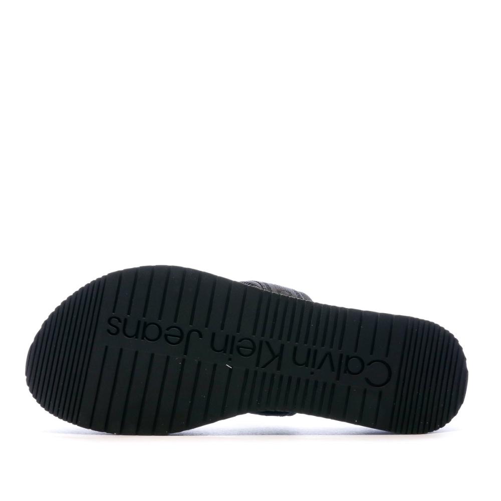 Sandales Noir Femme Calvin Klein Jeans Twostraps vue 5