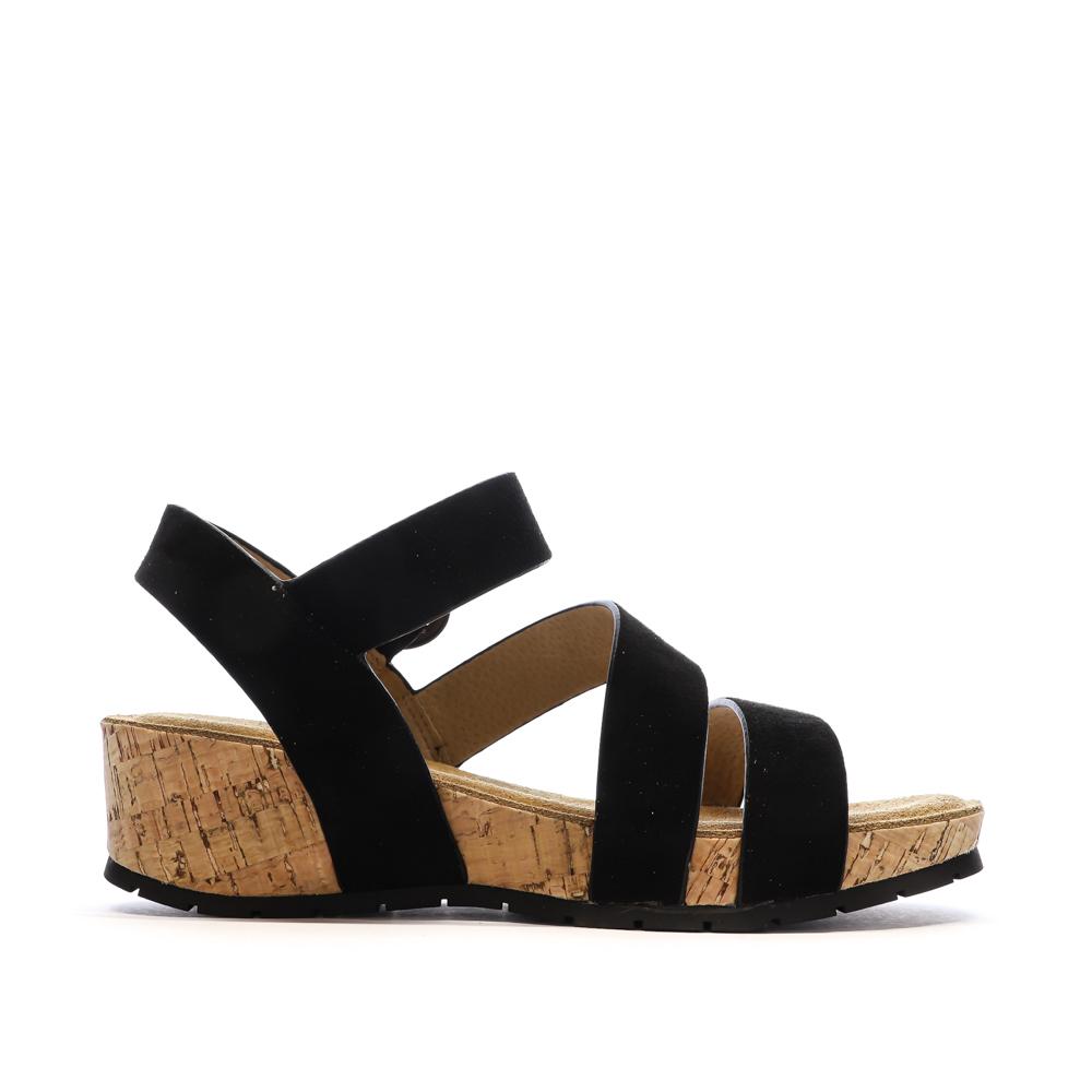 Sandales Noires Femme Chattawak Lilou vue 2